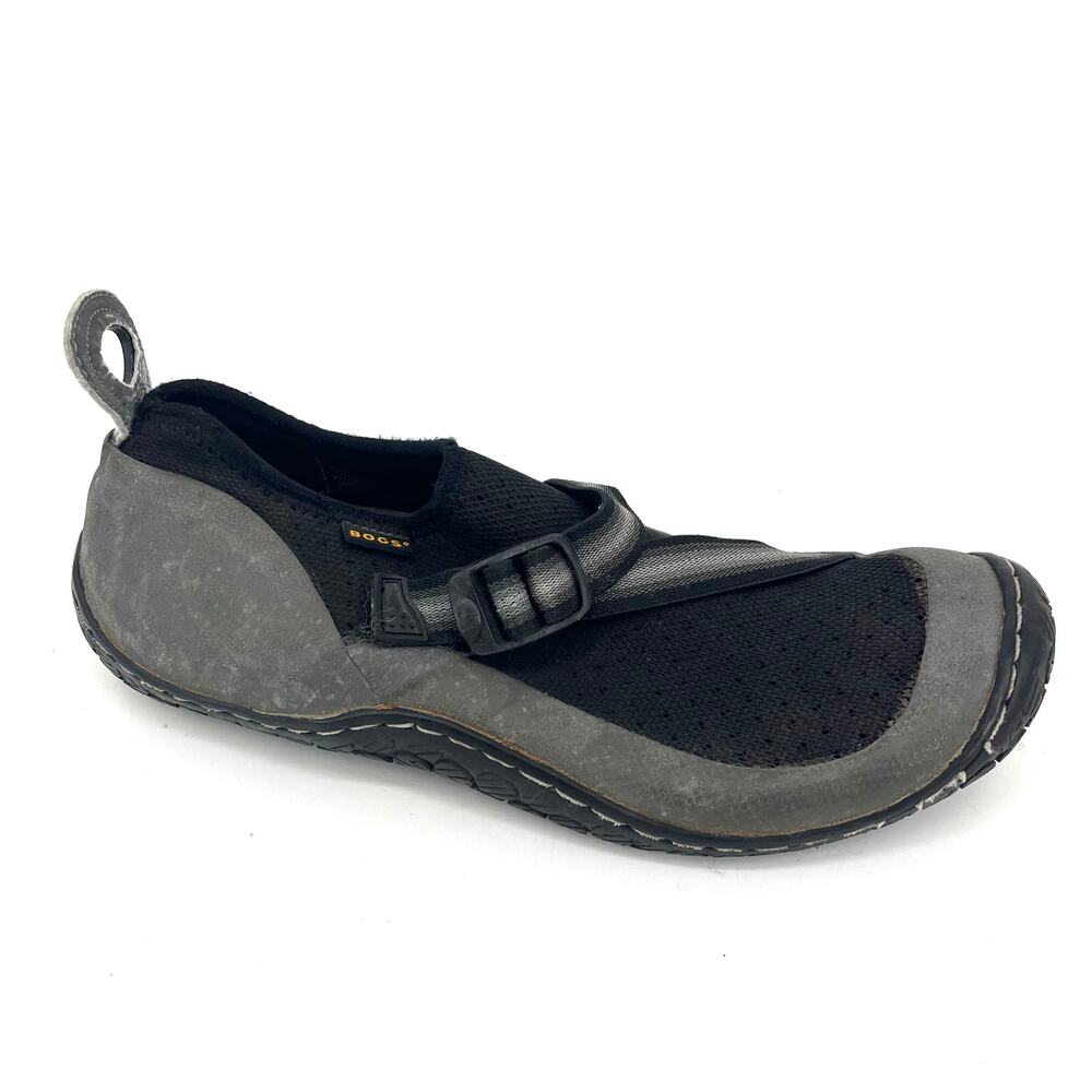 Bogs Men's 42/9  Crosswater Low Rubber Water Shoe‎ Knit Mesh Black Gray